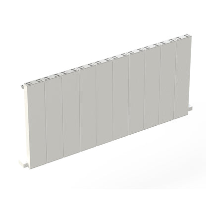 Carisa Elvino Radiateur en Aluminium Horizontal Design Moderne Blanc