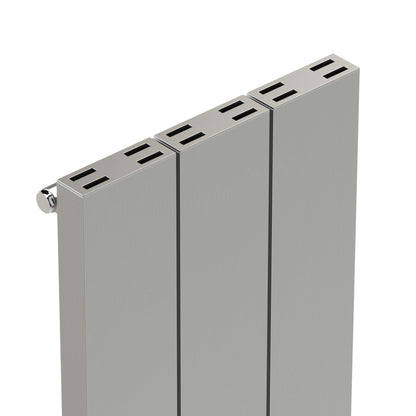 Carisa Elvino Radiateur en Aluminium Vertical Design Moderne Anodisé Poli