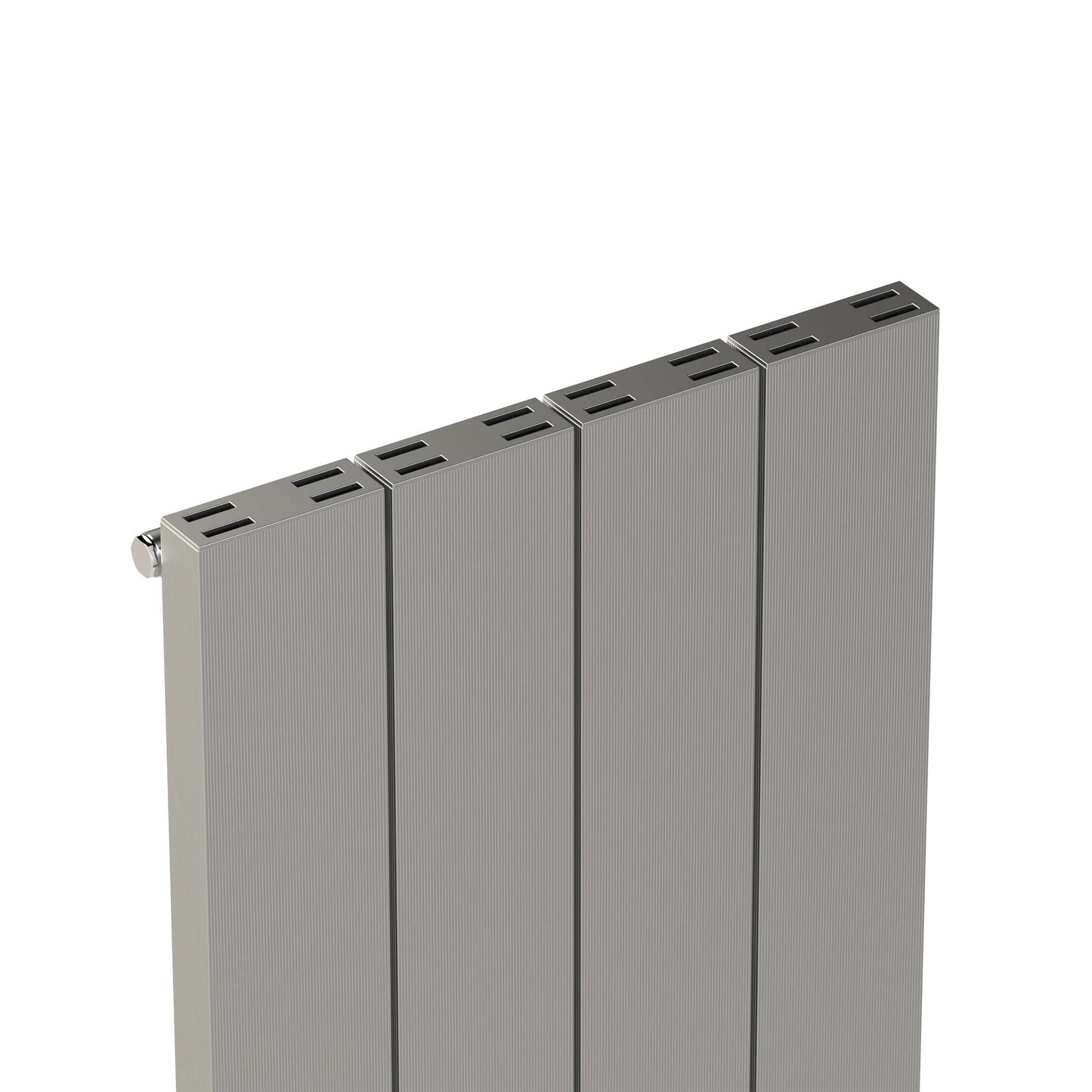 Carisa Elvino Radiateur en Aluminium Vertical Design Moderne Anodisé Poli