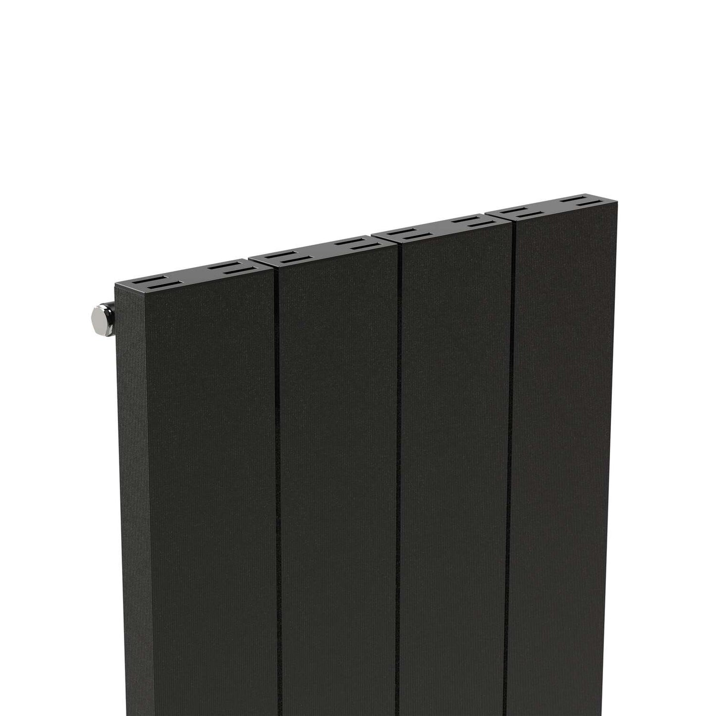 Carisa Elvino Radiateur en Aluminium Vertical Design Moderne Noir