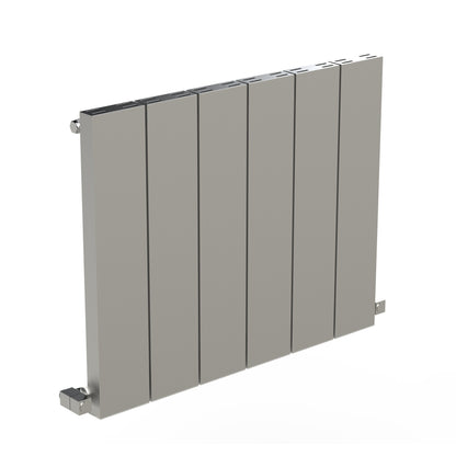 Carisa Elvino Radiateur en Aluminium Horizontal Design Moderne Anodisé Poli