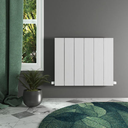 Carisa Elvino Radiateur en Aluminium Horizontal Design Moderne Blanc