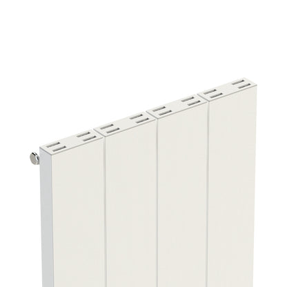 Carisa Elvino Radiateur en Aluminium Vertical Design Moderne Blanc