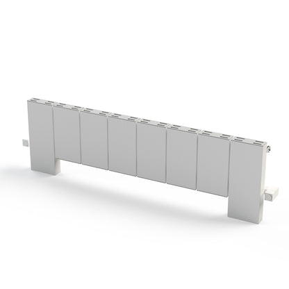 Carisa Elvino Floor Radiateur en Aluminium Horizontal Design Moderne Blanc