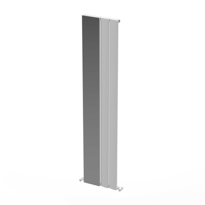 Carisa Step Mirror Radiateur en Aluminium Vertical Design Moderne Blanc