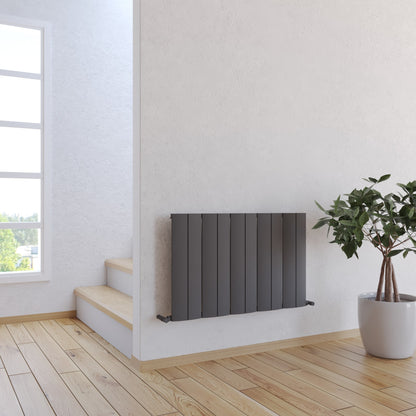 Carisa Play Radiateur en Aluminium Horizontal Design Moderne Gris foncé