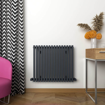 Carisa Sophia Radiateur en Aluminium Horizontal Design Moderne Anthracite