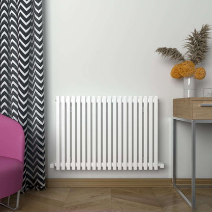 Carisa Sophia Radiateur en Aluminium Horizontal Design Moderne Blanc