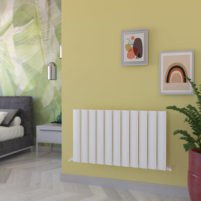 Carisa Step Radiateur en Aluminium Horizontal Design Moderne Blanc