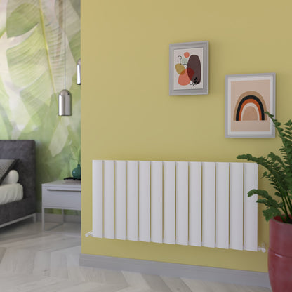 Carisa Step Radiateur en Aluminium Horizontal Design Moderne Blanc