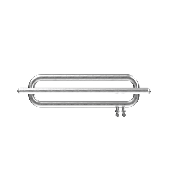 Carisa Swing Sèche-Serviettes en Acier Inoxydable Design Moderne Satiné Poli