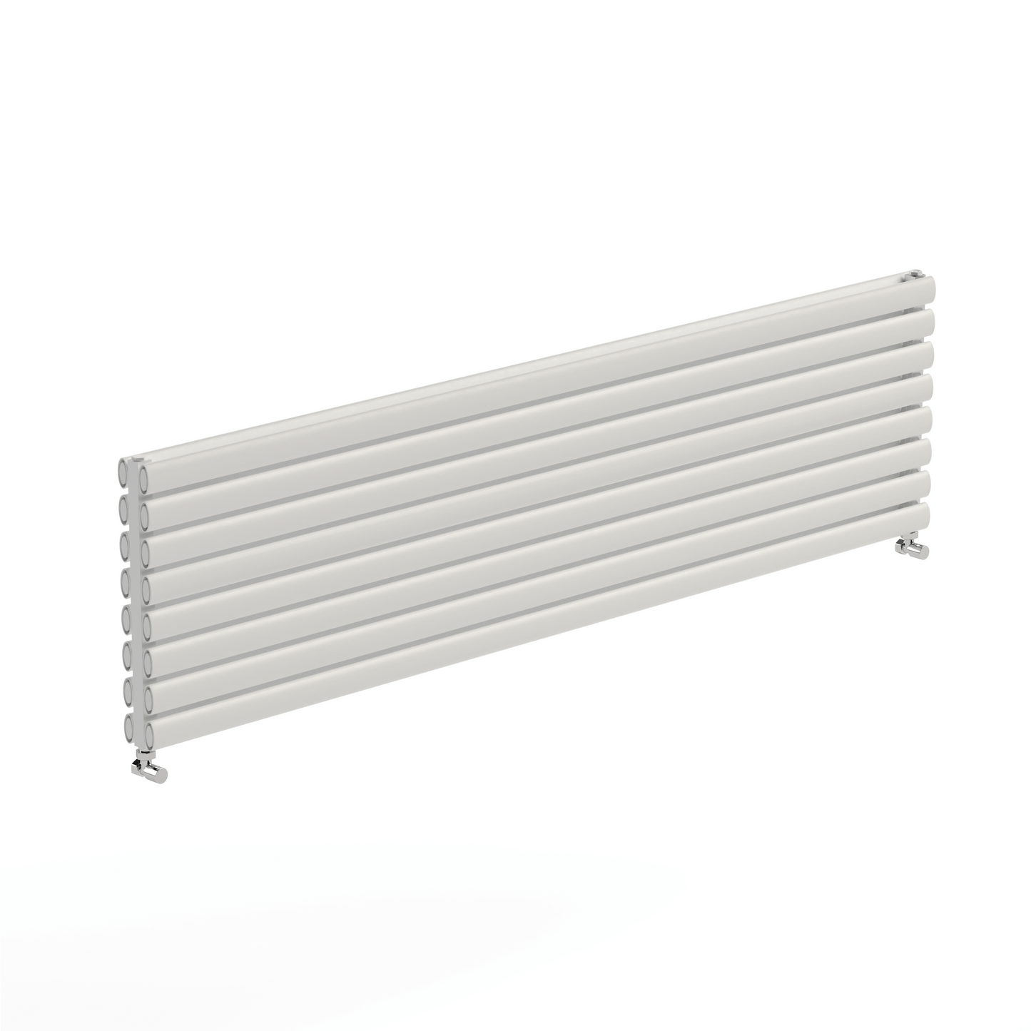 Carisa Tallis Xl Radiateur en Aluminium Horizontal Design Moderne Blanc