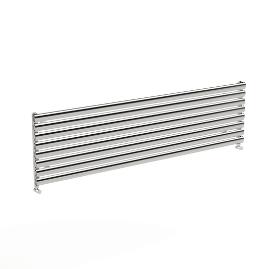 Carisa Tallis Xl Radiateur en Aluminium Horizontal Design Moderne Anodisé Poli